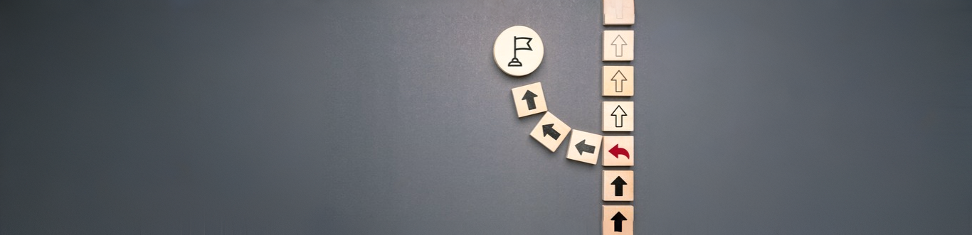 Business team analyzing real-time data for strategy pivoting